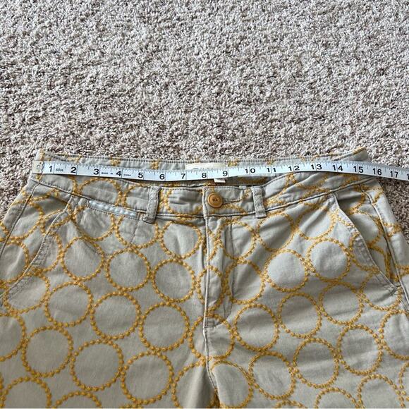 Chino by Anthropologie Relaxed Circle-Embroidered Chino Pants - Picture 9 of 13